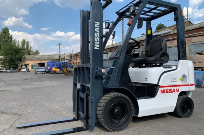 Вилочный дизельный автопогрузчик/автонавантажувач Nissan на 1.5 тонны- фото № 3