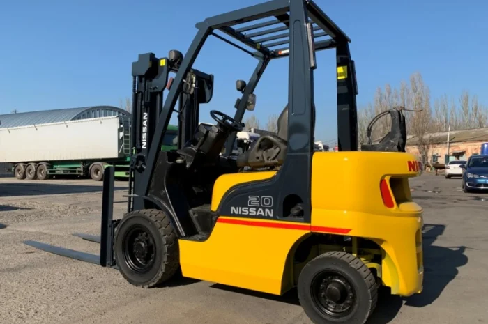 Вилочный автопогрузчик Nissan газ-бензиновый- фото № 5