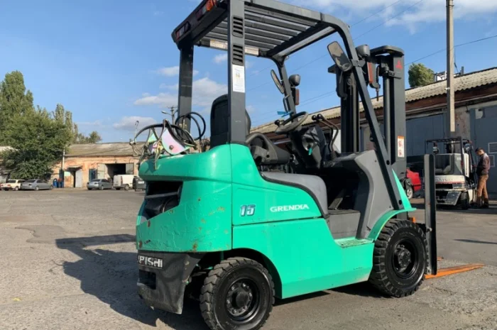 Вилочный автопогрузчик/автонавантажувач Mitsubishi, газ-бензин- фото № 2