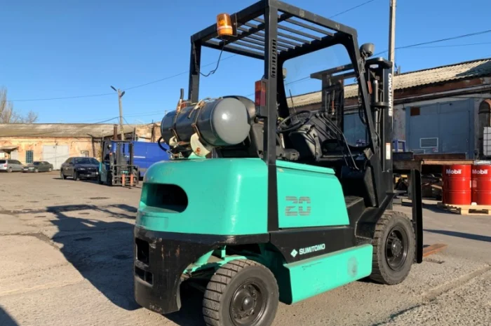 Вилочный газ-бензиновый автопогрузчик Sumitomo с боковым смещением- фото № 5