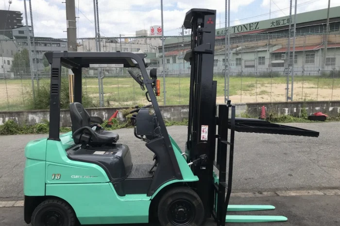 Вилочный дизельный автопогрузчик Mitsubishi со стабилизатором груза- фото № 1