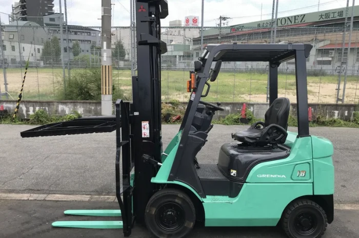 Вилочный дизельный автопогрузчик Mitsubishi со стабилизатором груза- фото № 2