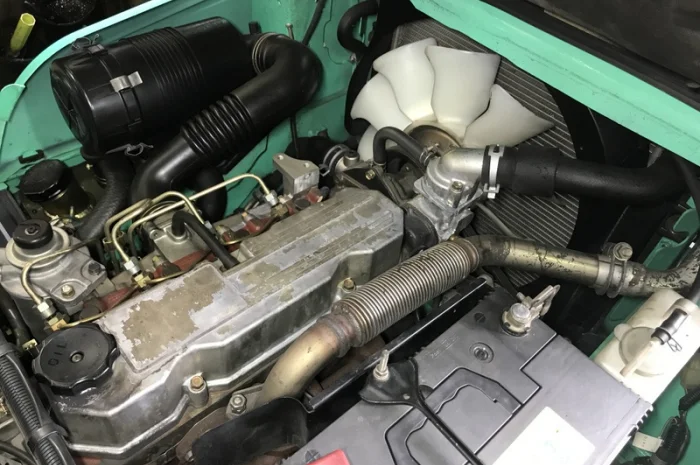 Вилочный дизельный автопогрузчик Mitsubishi со стабилизатором груза- фото № 8