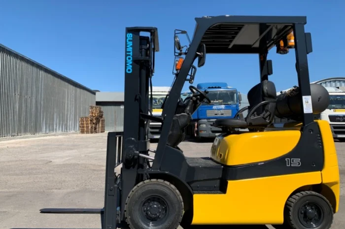 Газовый вилочный автопогрузчик Sumitomo (Mazda) с боковым смещением- фото № 3