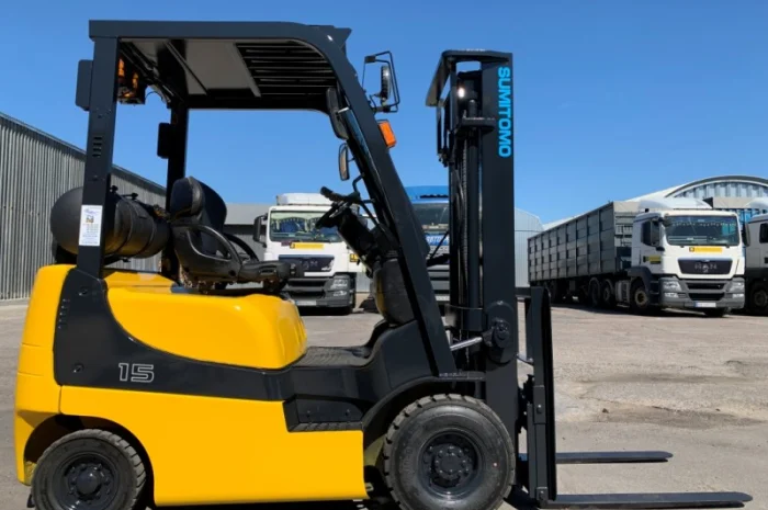 Газовый вилочный автопогрузчик Sumitomo (Mazda) с боковым смещением- фото № 5