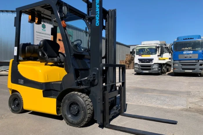 Газовый вилочный автопогрузчик Sumitomo (Mazda) с боковым смещением- фото № 6