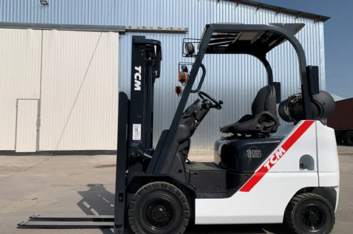 Газ-бензиновий вилочний автонавантажувач TCM. Модель: FGE15T15. 2018 року випуску- фото № 2