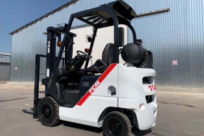 Газ-бензиновий вилочний автонавантажувач TCM. Модель: FGE15T15. 2018 року випуску- фото № 5