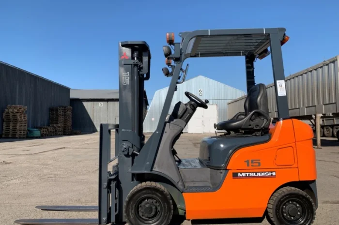 Вилочний навантажувач Mitsubishi KFGE15T-KF34 з бiчним зсувом- фото № 1