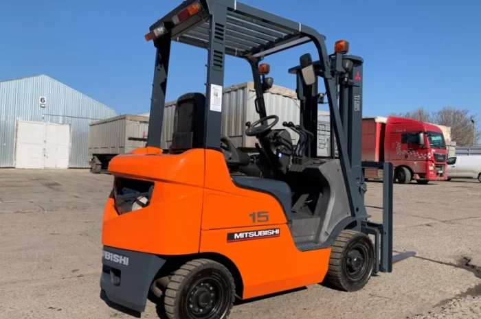 Вилочний навантажувач Mitsubishi KFGE15T-KF34 з бiчним зсувом- фото № 3
