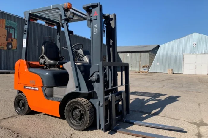 Вилочний навантажувач Mitsubishi KFGE15T-KF34 з бiчним зсувом- фото № 4