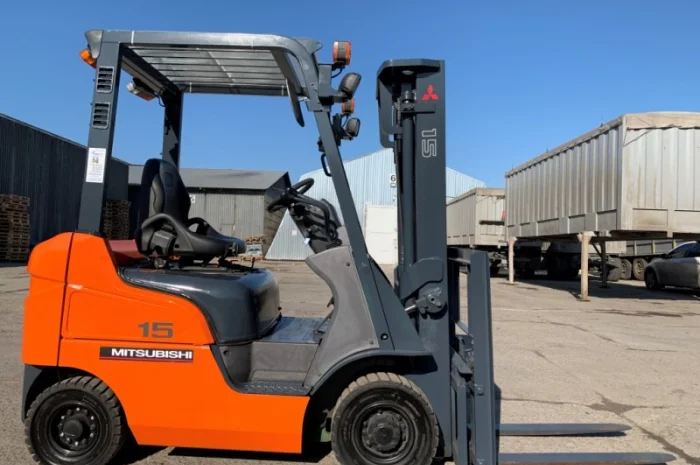 Вилочний навантажувач Mitsubishi KFGE15T-KF34 з бiчним зсувом- фото № 6