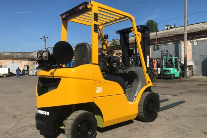 Вилочный погрузчик Mitsubishi FGE20T-F17D с секцией гидравлики для подключения навесного- фото № 4