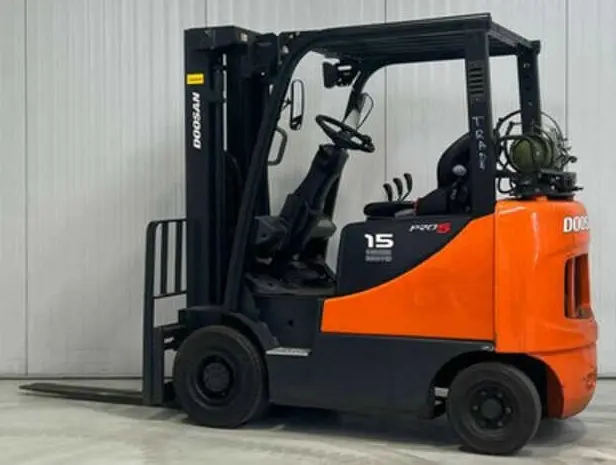 Навантажувач газовий Doosan G15S-5 1.5т. 2012 року 7236 мг вагоннік 2040мм габарит- фото № 1