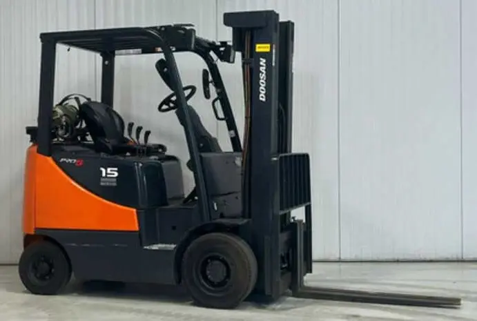Навантажувач газовий Doosan G15S-5 1.5т. 2012 року 7236 мг вагоннік 2040мм габарит- фото № 2