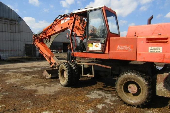 Екскаватор ATLAS 1704 AWE 4- фото № 9