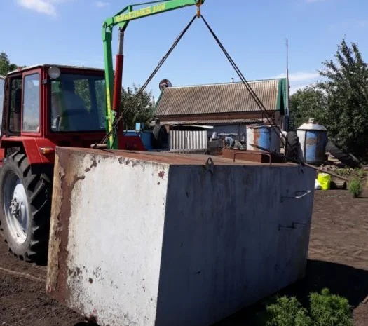 Кран маніпулятор гідравлічний, навантажувач, 1000 кг, для біг-бегів на трактора МТЗ, ЮМЗ- фото № 3