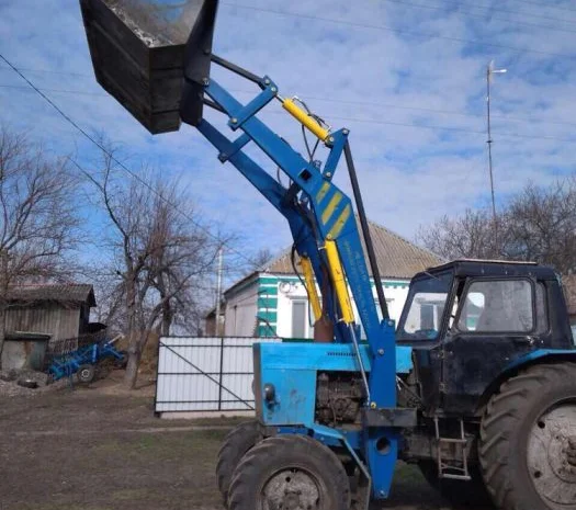 Фронтальний навантажувач, фронтальный погрузчик (КУН), навантажувач на трактор МТЗ- фото № 1