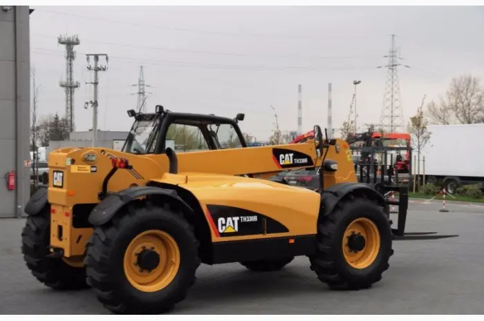 Телескопический погрузчик CATERPILLAR TH330B 4x4x4 2007 года- фото № 8