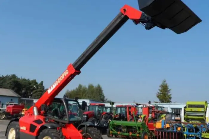 Телескопический погрузчик Manitou MT 732 2002 года- фото № 1