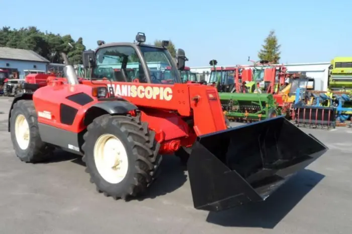 Телескопический погрузчик Manitou MT 732 2002 года- фото № 2