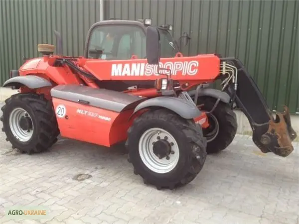 Телескопический погрузчик Manitou MLT627 2008 года- фото № 3
