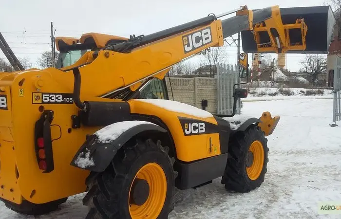 Телескопический погрузчик JCB 533-105 2008 года- фото № 2