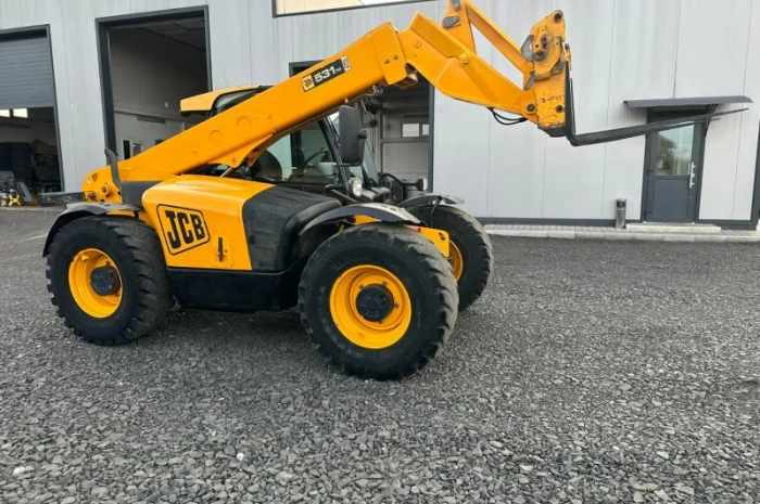 Телескопічний навантажувач JCB 531-70 Agri Plus Ковш і вили- фото № 1