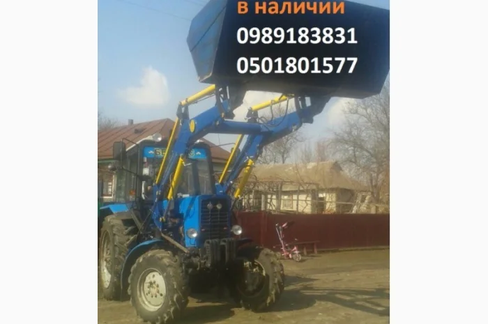 Быстросъёмный фронтальный погрузчик кун на трактор МТЗ, ЮМЗ- фото № 1
