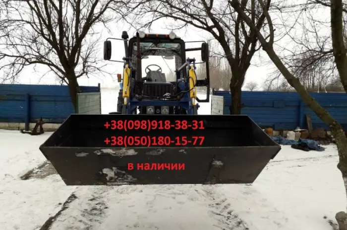 Погрузчик фронтальный КУН с быстросъемным ковшом МТЗ, ЮМЗ- фото № 2