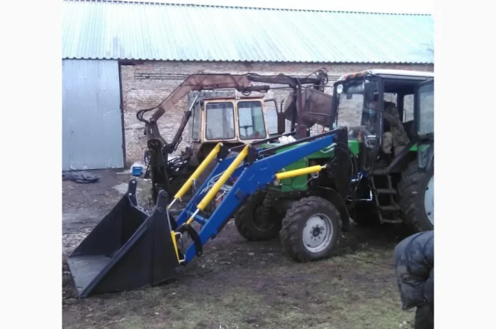 Быстросъемный фронтальный погрузчик КУН. (челюстной ковш)- фото № 1