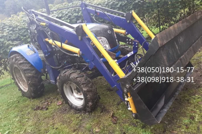 Фронтальный погрузчик на минитрактор, навантажувачі. Челюстной ковш- фото № 1