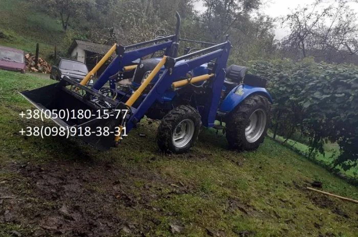 Фронтальный погрузчик на минитрактор, навантажувачі. Челюстной ковш- фото № 4