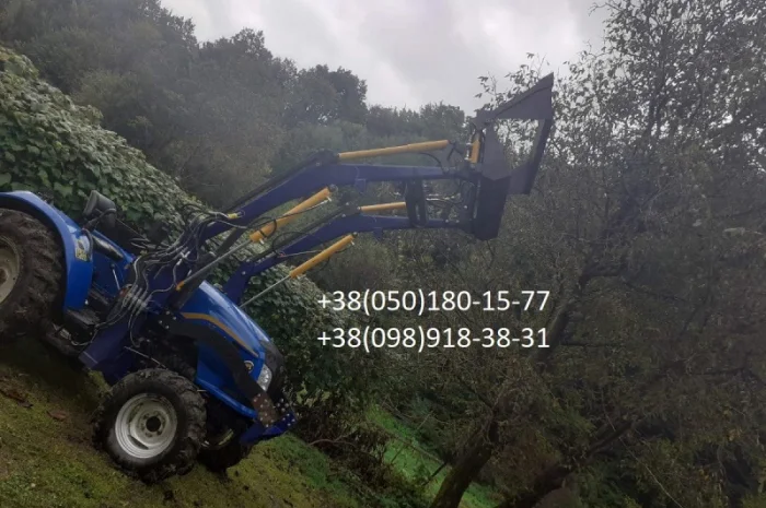 Фронтальный погрузчик на минитрактор, навантажувачі. Челюстной ковш- фото № 6