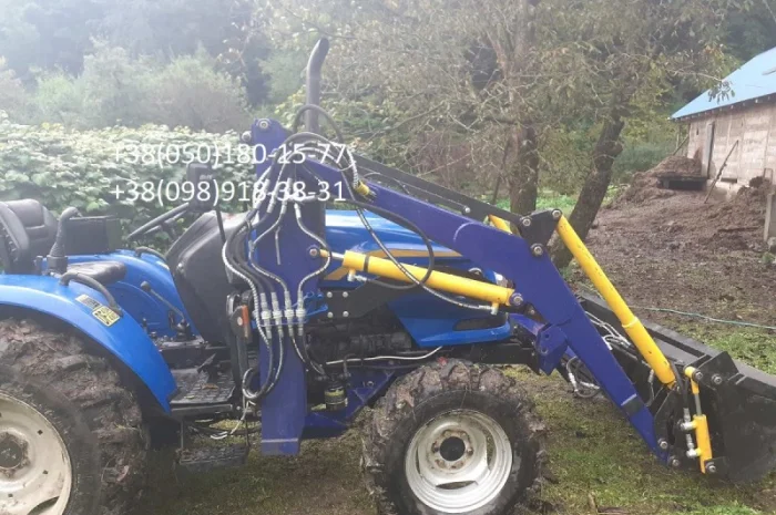 Фронтальный погрузчик на минитрактор, навантажувачі. Челюстной ковш- фото № 7