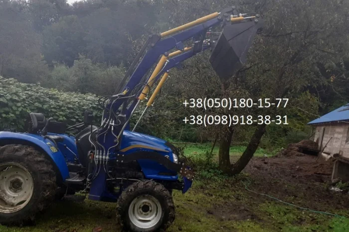 Фронтальный погрузчик на минитрактор, навантажувачі. Челюстной ковш- фото № 8