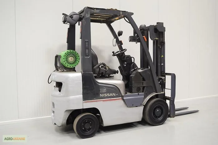 Продам вилочный газовый погрузчик 1,  5т. Nissan L01A15W- фото № 2