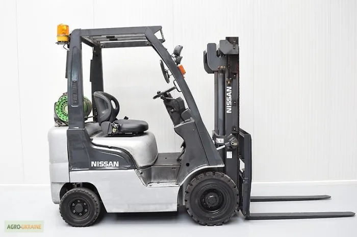 Продам вилочный газовый погрузчик 1,  5т. Nissan PL01A15D- фото № 1