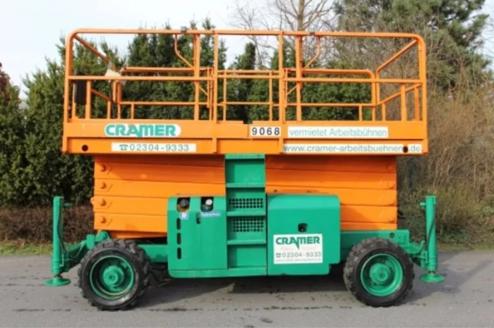 Подъемник ножничный Haulotte H18SDX, дизель, 2000 г., 517 м/ч, 18 м.рабочая высота- фото № 6