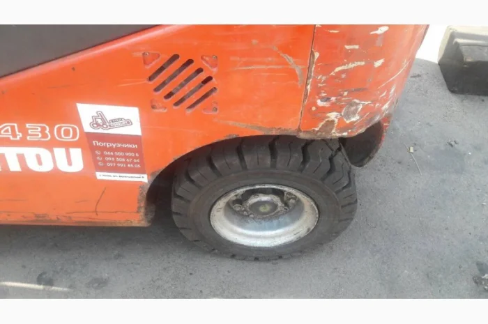 Погрузчик вилочный Manitou ME430, 3т., 6м. подъем, свободный ход, каретка- фото № 10