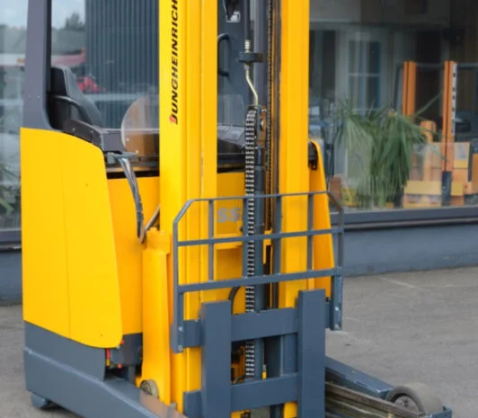 Штабелер-ричтрак Jungheinrich ETM 214, батарея 2010 г., 1400 кг, 5300 мм подъем- фото № 1