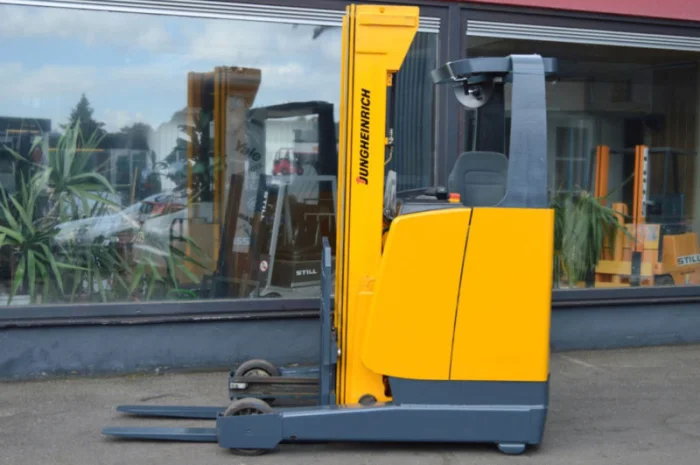 Штабелер-ричтрак Jungheinrich ETM 214, батарея 2010 г., 1400 кг, 5300 мм подъем- фото № 10