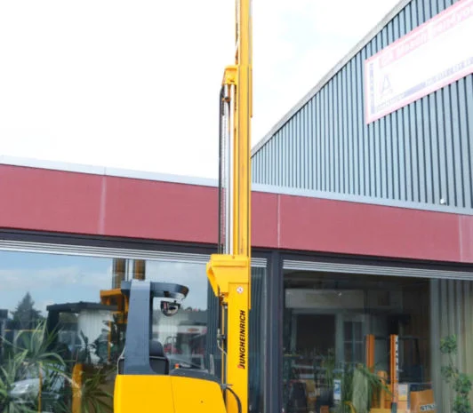 Штабелер-ричтрак Jungheinrich ETM 214, батарея 2010 г., 1400 кг, 5300 мм подъем- фото № 11