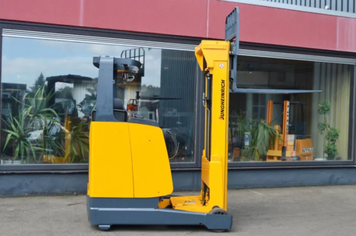 Штабелер-ричтрак Jungheinrich ETM 214, батарея 2010 г., 1400 кг, 5300 мм подъем- фото № 12