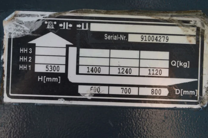 Штабелер-ричтрак Jungheinrich ETM 214, батарея 2010 г., 1400 кг, 5300 мм подъем- фото № 7