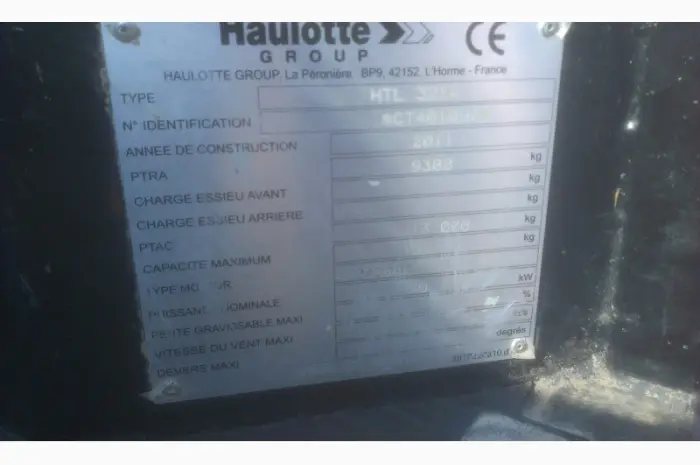 Дизельный погрузчик Haulotte, 2011 года, 3.2 т., 10 м.высота подъема (Manitou, JCB)- фото № 6