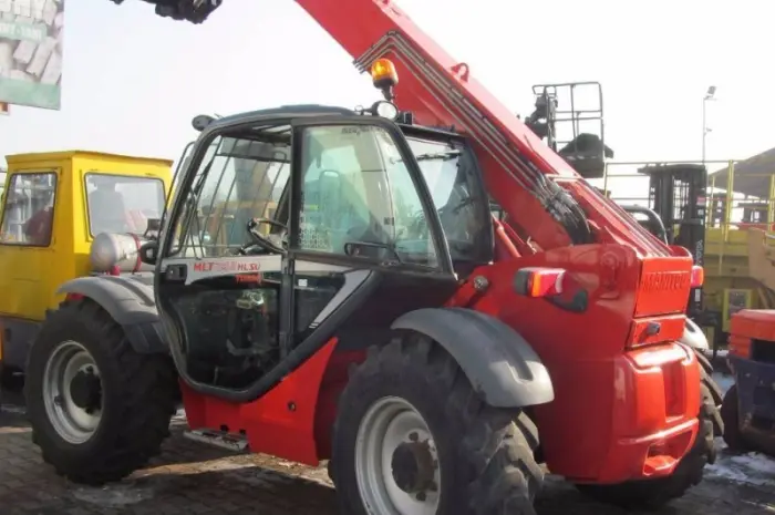 Телескопический погрузчик Manitou - MLT 742, дизель, 2008 г- фото № 1