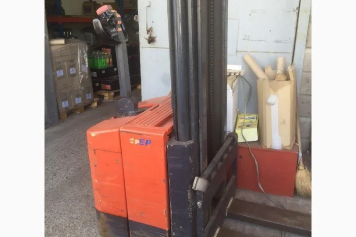 Поводковый штабелер ES-16-16E, 2007 г., 1.6т., 4м высота подъема- фото № 1