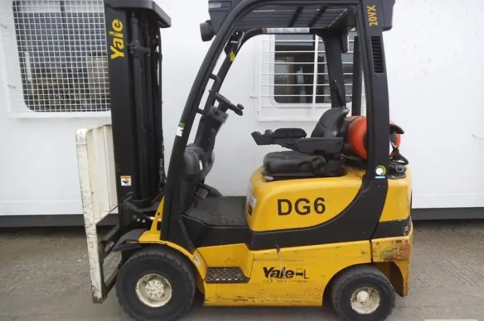 Погрузчик вилочный Yale GLP20SVX, газ, 2008 г., 2 т., 4900 мм высота подъема- фото № 2