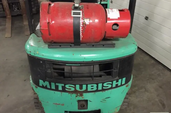 Погрузчик вилочный Mitsubishi FG15, газ, 1.5 т., 3000 мм высота подъема- фото № 2